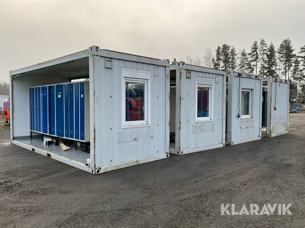 Containermodul Containex FB 4st Mittdelar utan långsidor