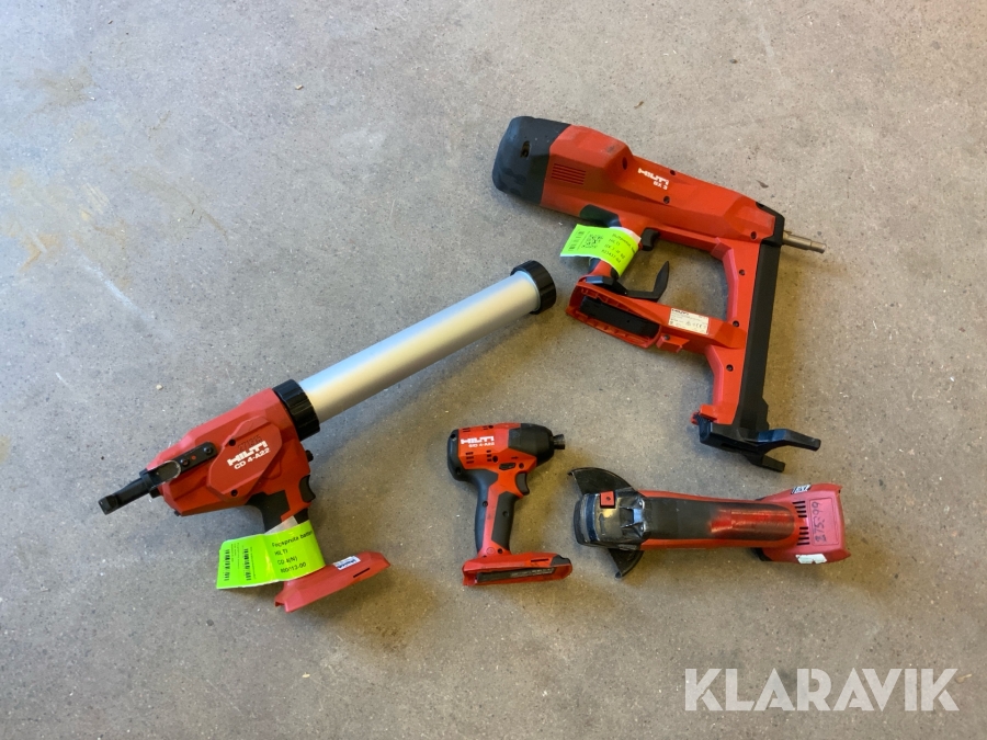 Diverse byggmaskiner Hilti 4st
