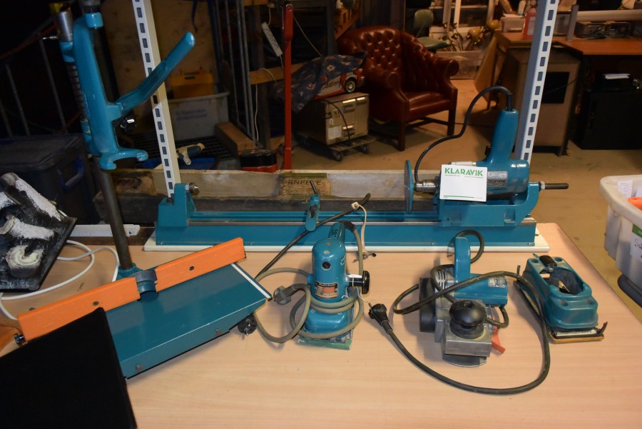 Parti med slöjdmaskiner