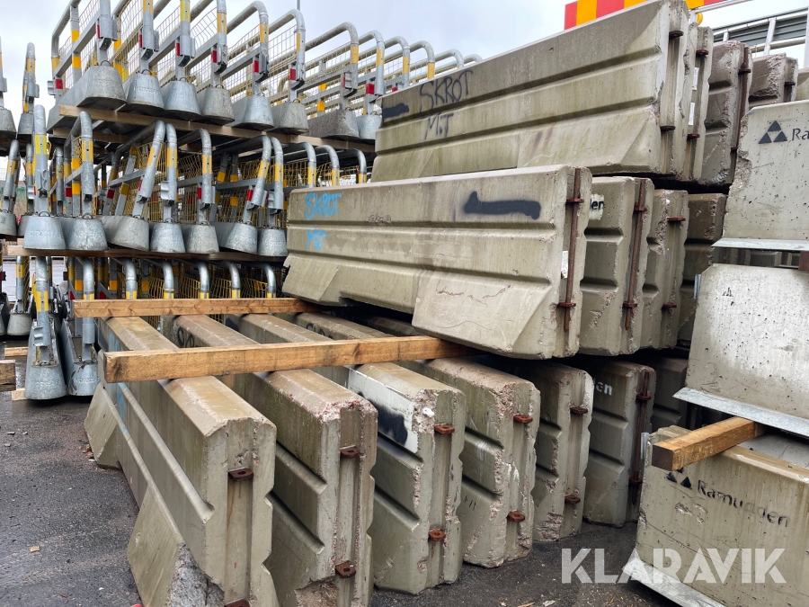 Betongbarriärer GP Link 10 st
