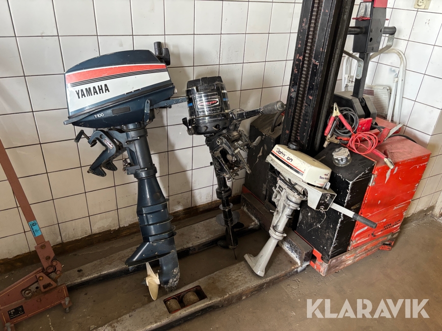 Båtmotorer 3 st