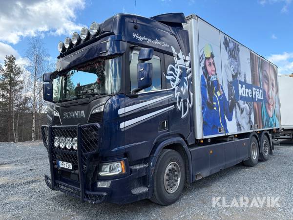 Lastbil Scania R520 öppningsbar sida