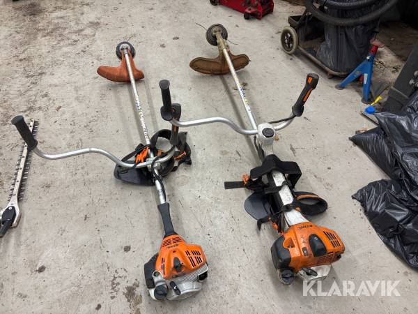Grästrimmer Stihl med sele 2 st