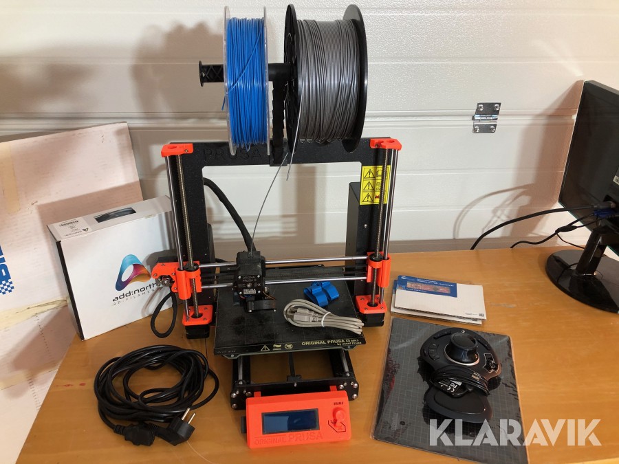 3D-skrivare Prusa i3 MK3S + 3D CAD mus