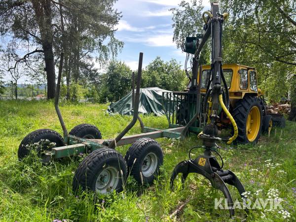 Timmervagn Källefall 7 ton med utskjut och vinsch
