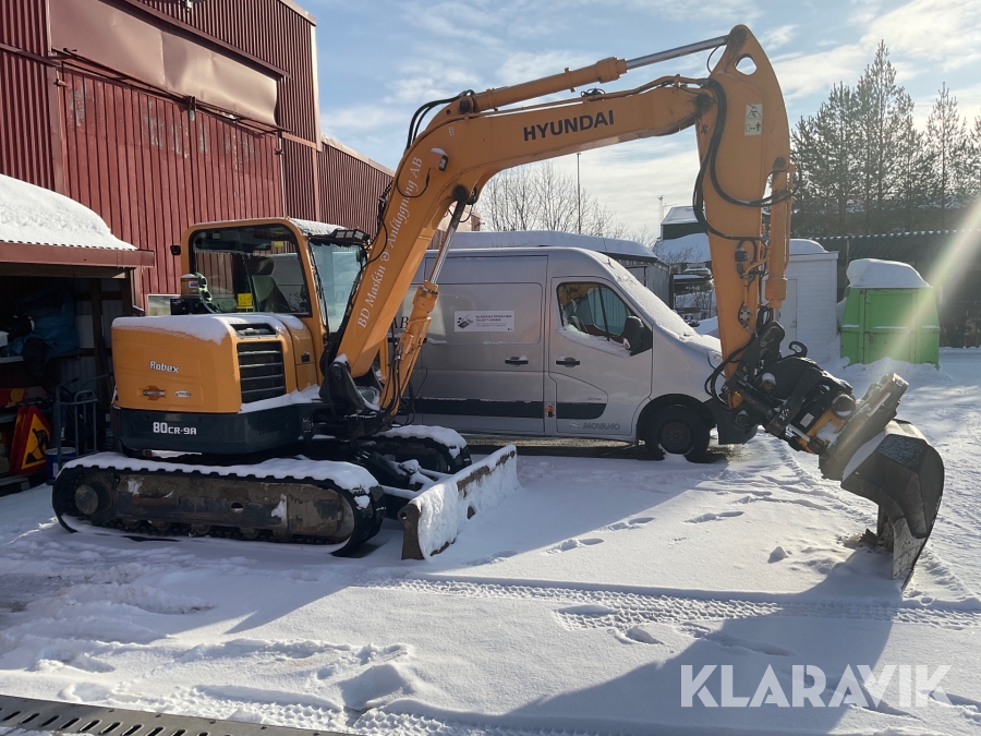 Grävmaskin Hyundai 80cr-9a