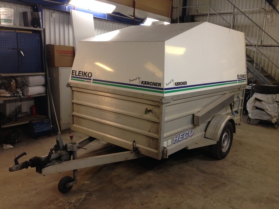 Tvättvagn Sopkärlstvätt Klåttertvätt  HECO 1600 LX