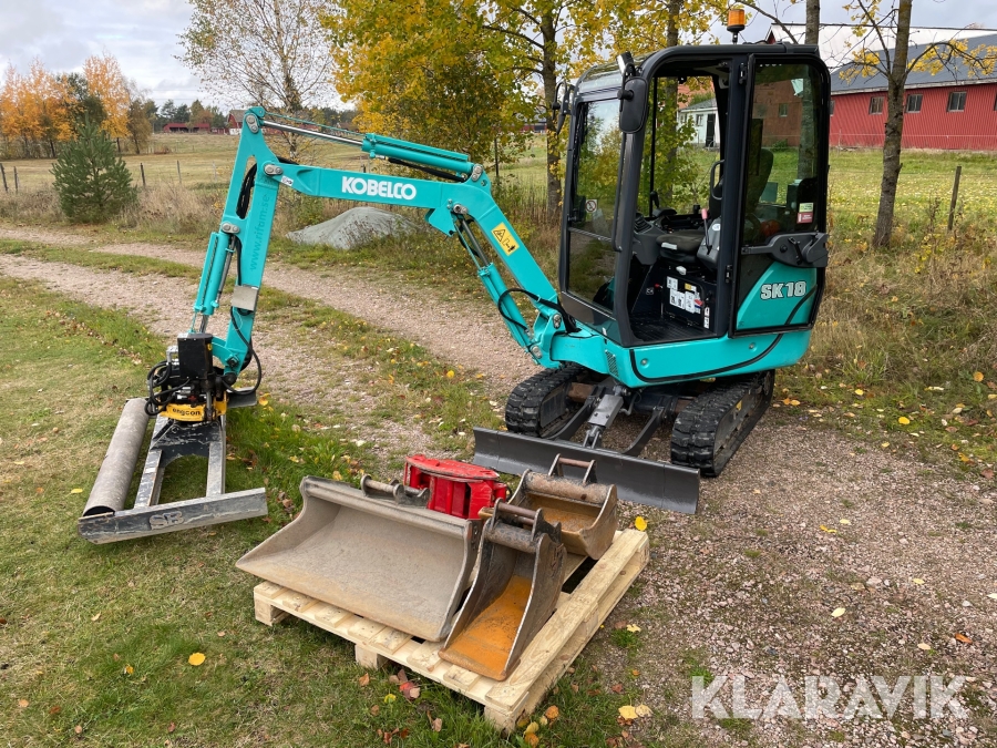 Grävmaskin Kobelco SK18
