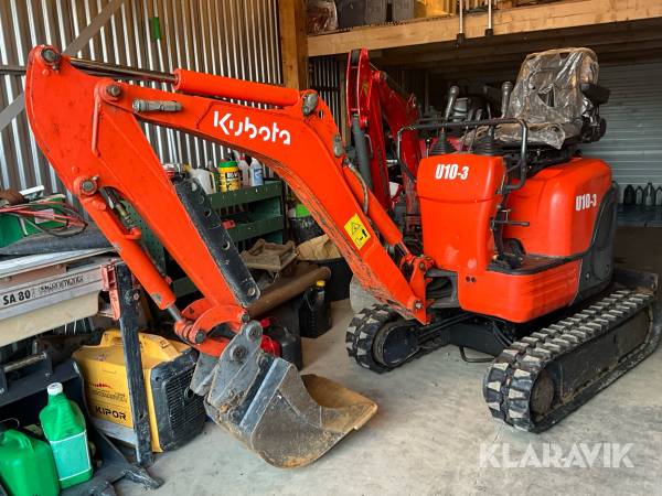 Grävmaskin Kubota U10-3