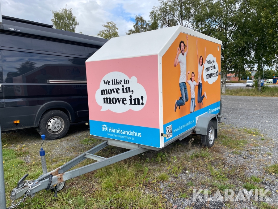 Personbilssläp Respo 110DC skåpvagn