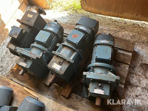 Kuggväxelmotorer 4 st  