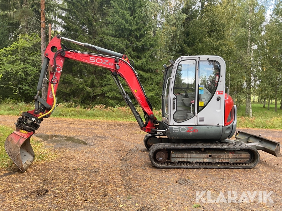 Grävmaskin Neuson 50z3 med redskap