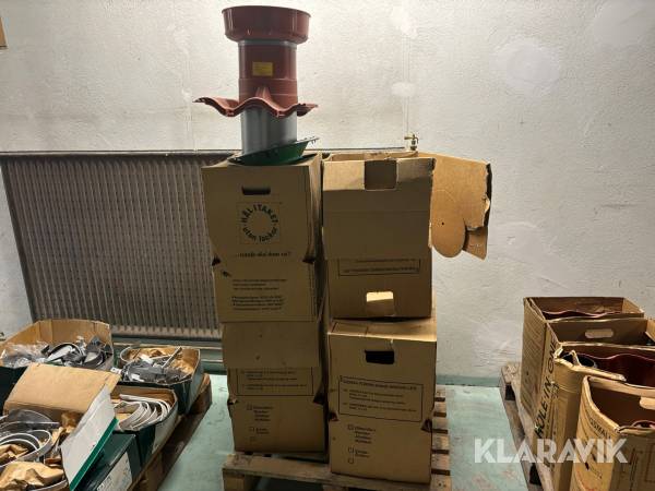 Avluftare till tegeltak PAN-o-VENT 4 st