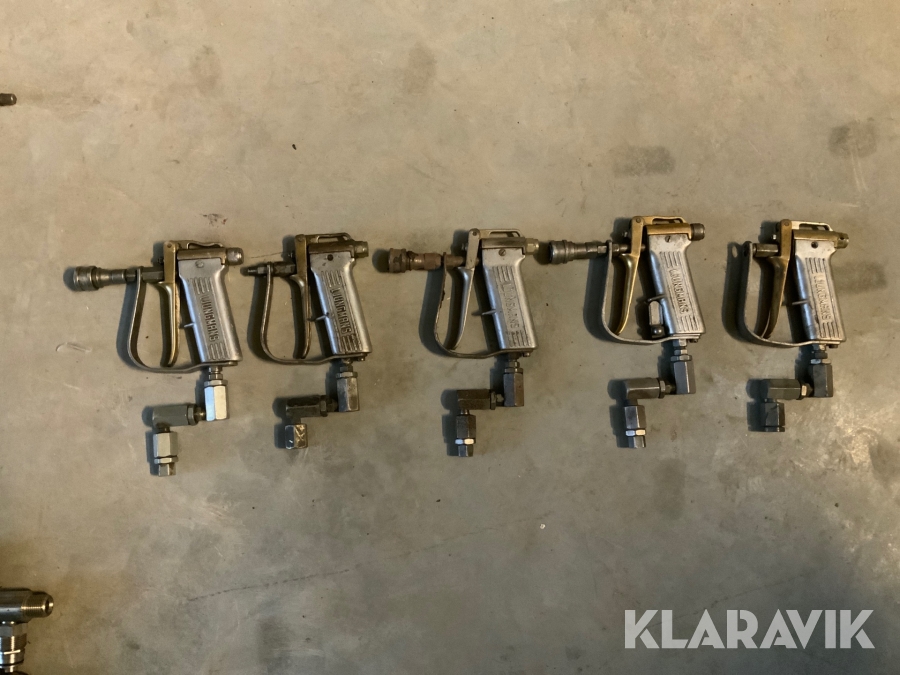 Sprutpistoler till rostskyddsbehandling Ljungmans 5st