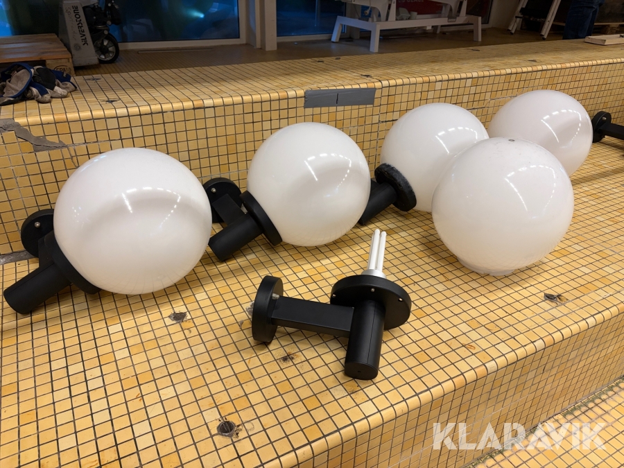 Väggarmaturer Elenco IP 23 5 st