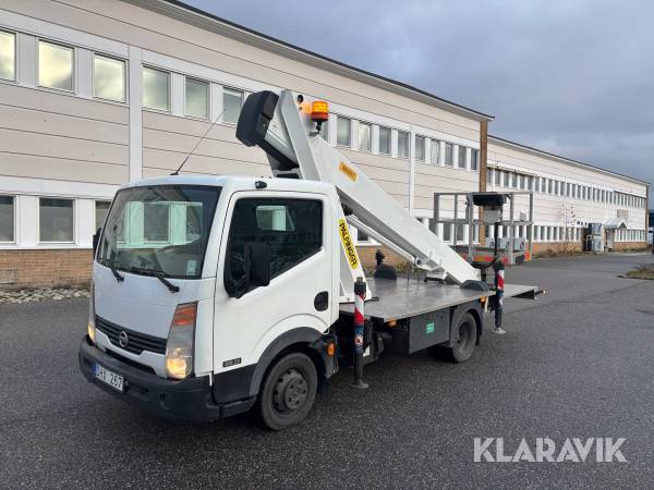 Billift Nissan Cabstar/Galaxar med Palfinger skylift, 130HK