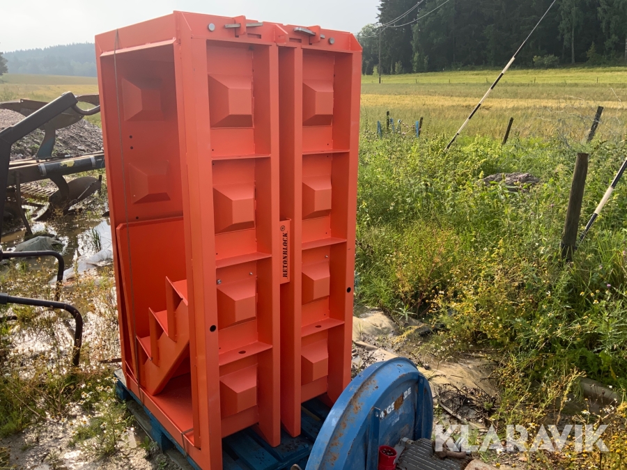 Form till betonglego Betonblock 160x80x80