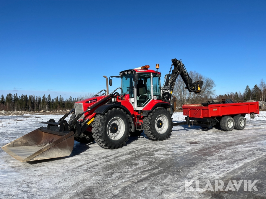 Grävlastare Huddig 1060C med tippkärra och redskap 8 st