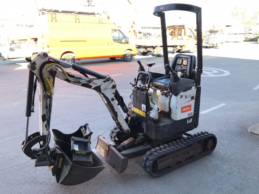 Minigrävare med 3 skopor