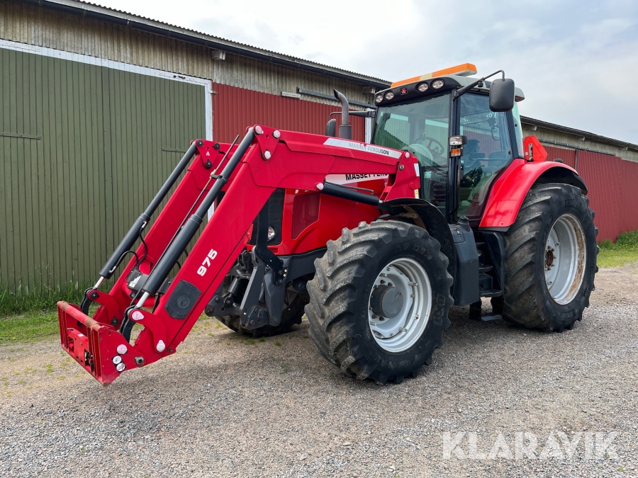 Traktor med lastare Massey Ferguson 6490 Dyna-6