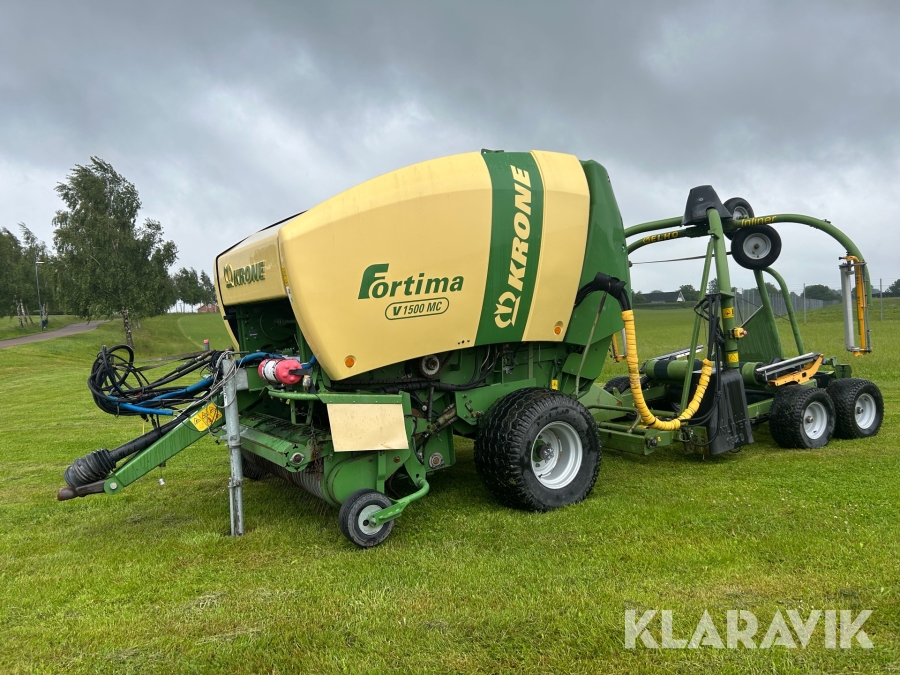 Kombipress Krone Fortima V 1500 med ELHO Inliner