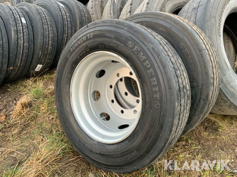 Släpvagnshjul Semperito 265/70R19.5 -2st