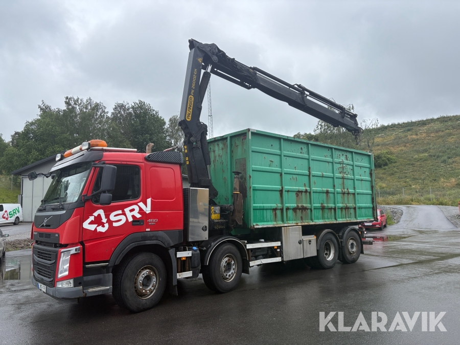 Kranbil Sopbil Volvo FM 460 Euro 6