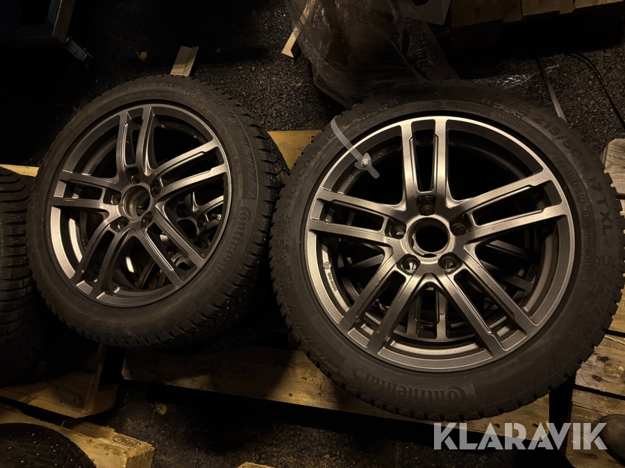 Vinterhjul Mercedes C200 Continental icecontact 2 215/50R17