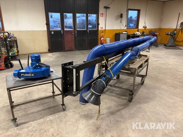 Punktutsug Fumex F 1200 med arm