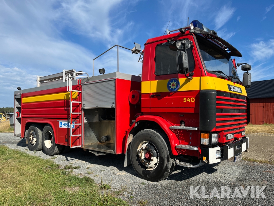 Brandbil Scania R 113 ML 6X2