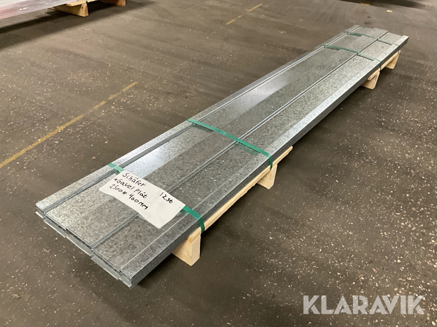 Gavelplåt 12st Schäfer 2500x400mm