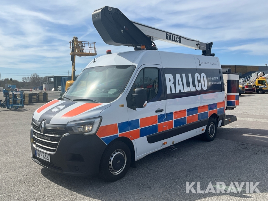Billift Renault Master med Klubb K38P lift