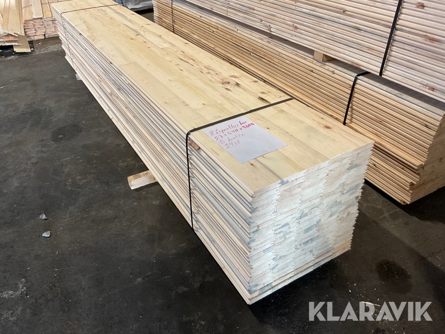 Råspontluckor 23x540x3600 mm 24st