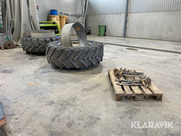 Dubbelmontage 520/85R38 2st