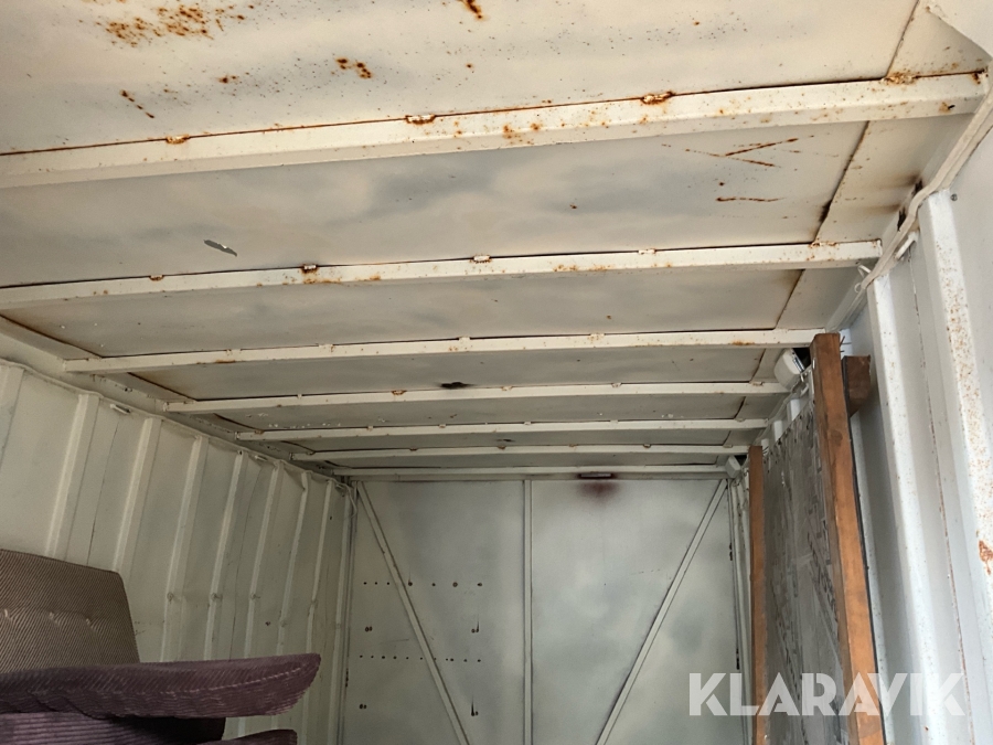 Container med tak och miljöstation , Södertälje, Klaravik