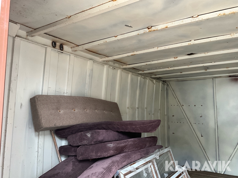 Container med tak och miljöstation , Södertälje, Klaravik