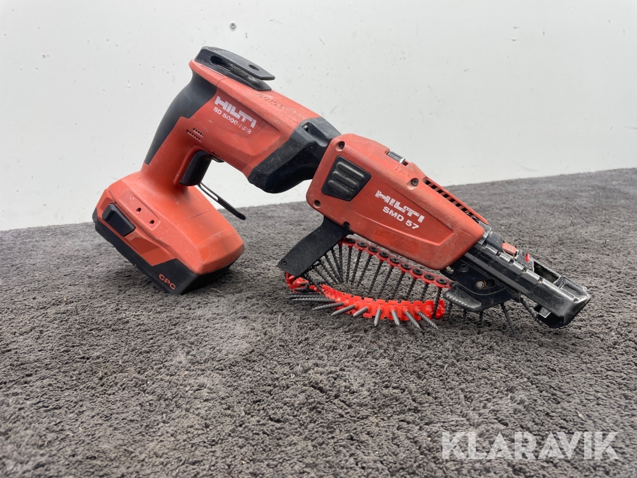 Automatskruvdragare Hilti SD5000-A22 & SMD 57