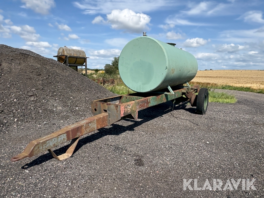 Släpvagn med tankprojekt