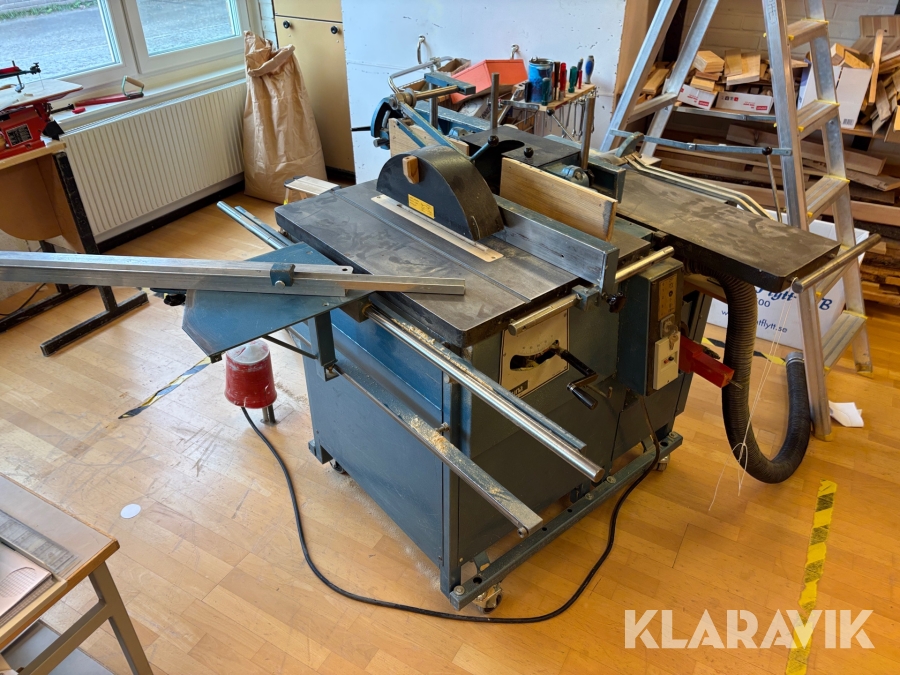 Kombinerad klyvsåg, fräs, rikt & planhyvel Luna Master W-57