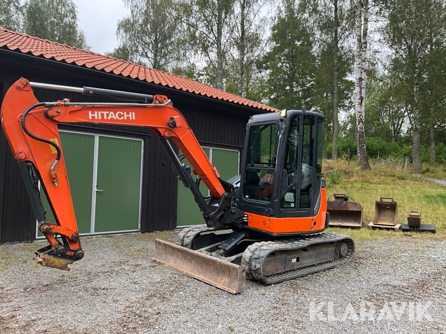 Grävmaskin Hitachi ZX52U-3 CLR med skopor