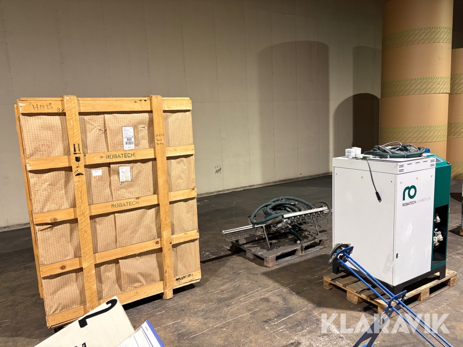 Limmaggregat med sprayramp Robotech Jumboflex Buffer med försmältare