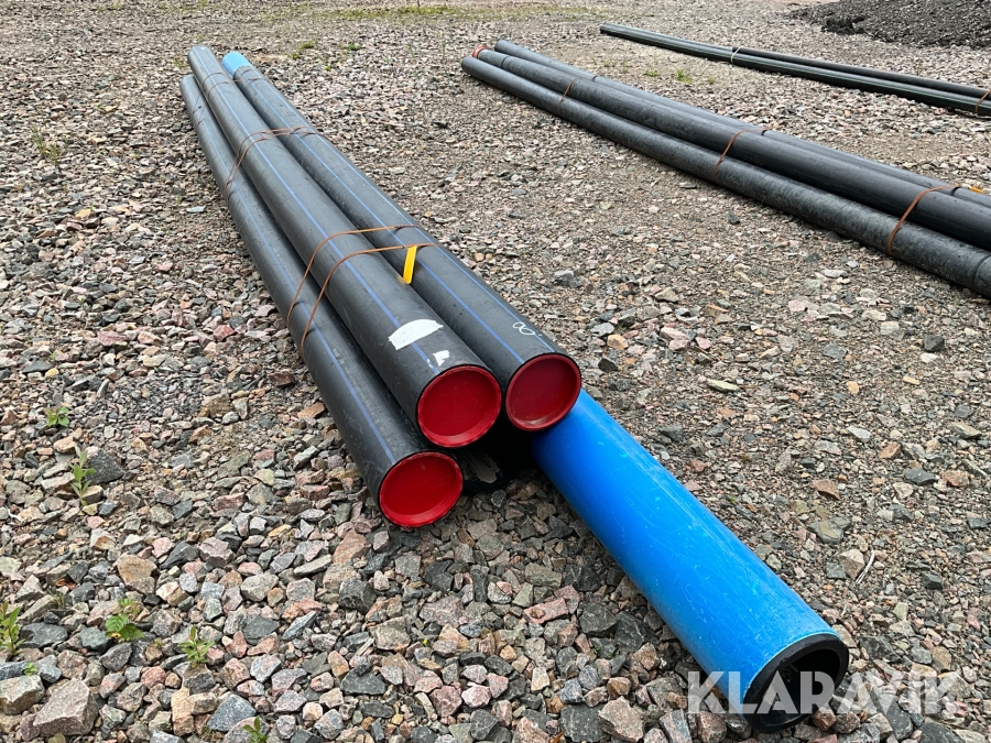 Tryckrör Pipelife och okänt PE100 SDR 17 PE-HD 5 st 
