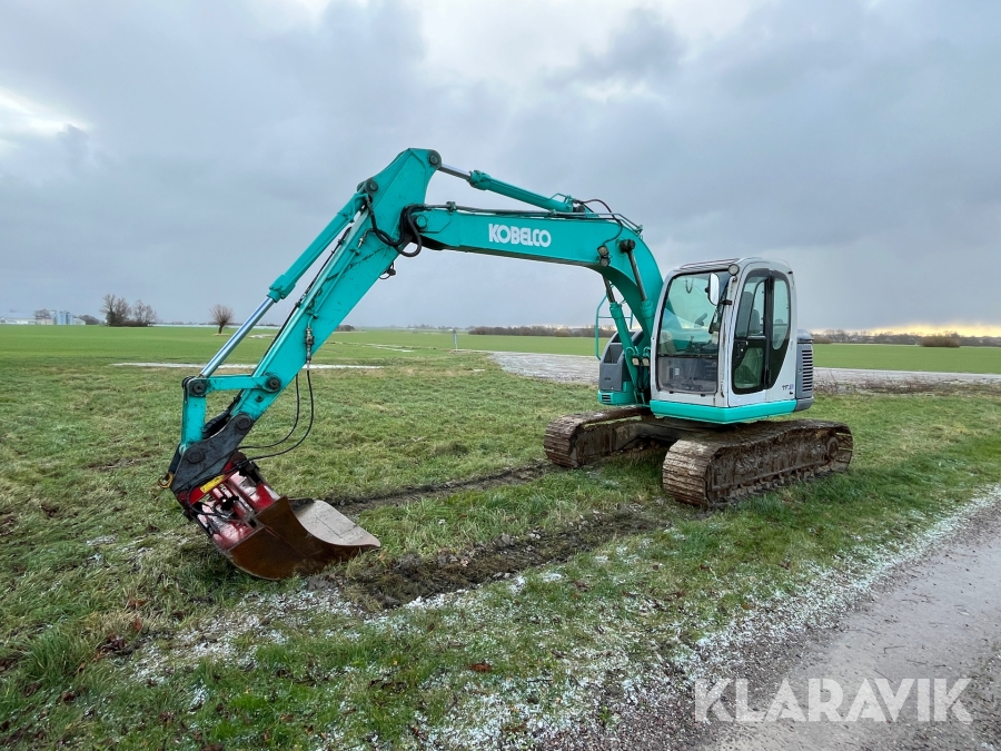 Grävmaskin Kobelco SK115-SR med skopor