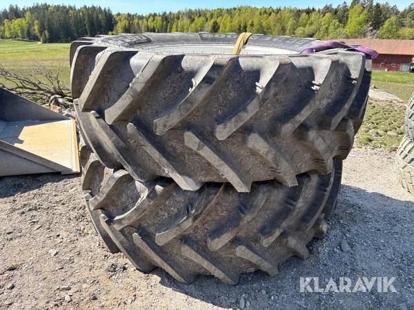 Traktordäck med fälg Ascenso 600/65R38 Tubeless 2st