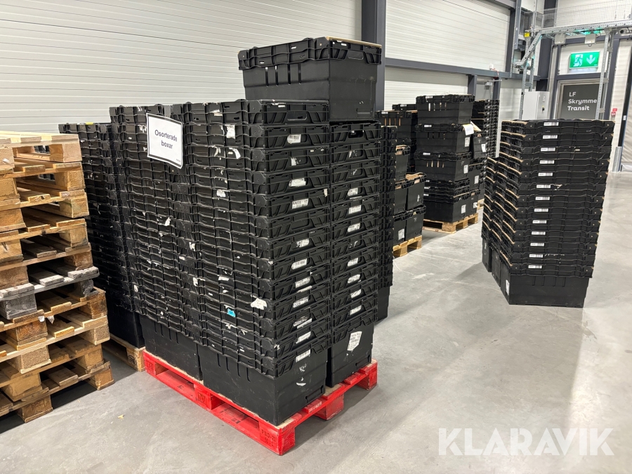 Plastbackar stapelbara 32500st