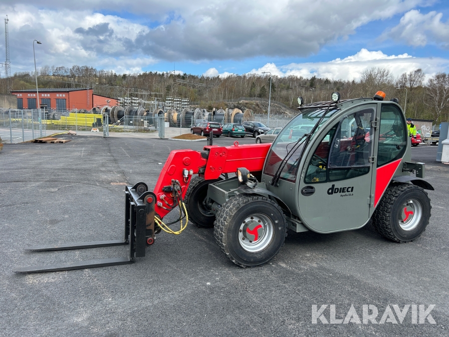 Teleskoplastare dDieci Apollo med gafflar