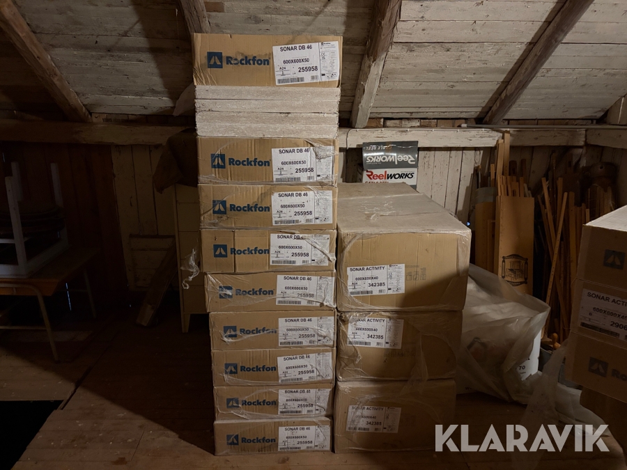 Isolering / ljusisolering Rockfon