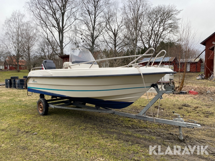 Båt Uttern 5202 med båtvagn
