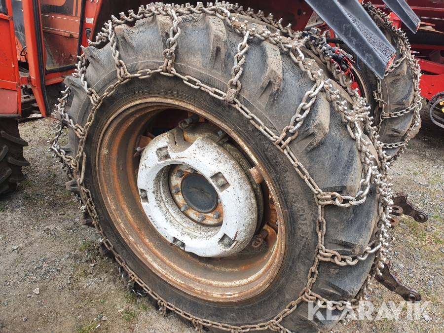 Snökedjor till traktor 11 mm Piggkedjor 16.9-38