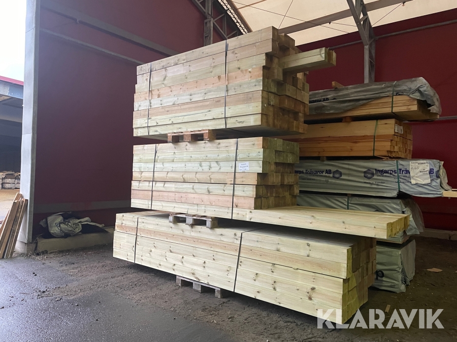 Limträstolpar Svenska trävaror 2a-sortering